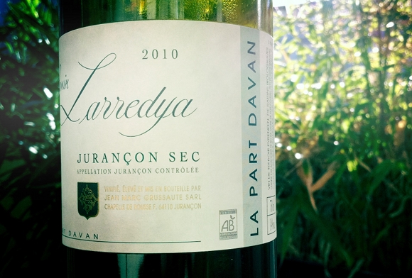 Blog vin - Camin Larredya - Part Davan - 2010 - Jurançon sec