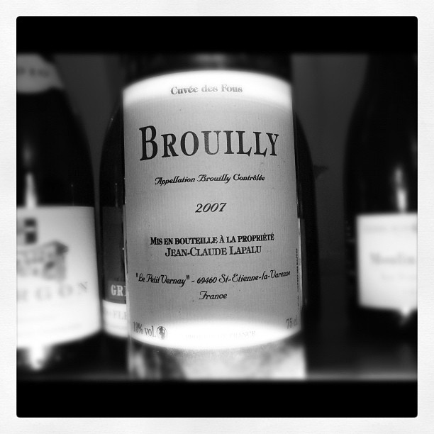 Blog vin - Jean Claude Lapalu - Brouilly - Cuvée des Fous - 2007 - Beaujolais
